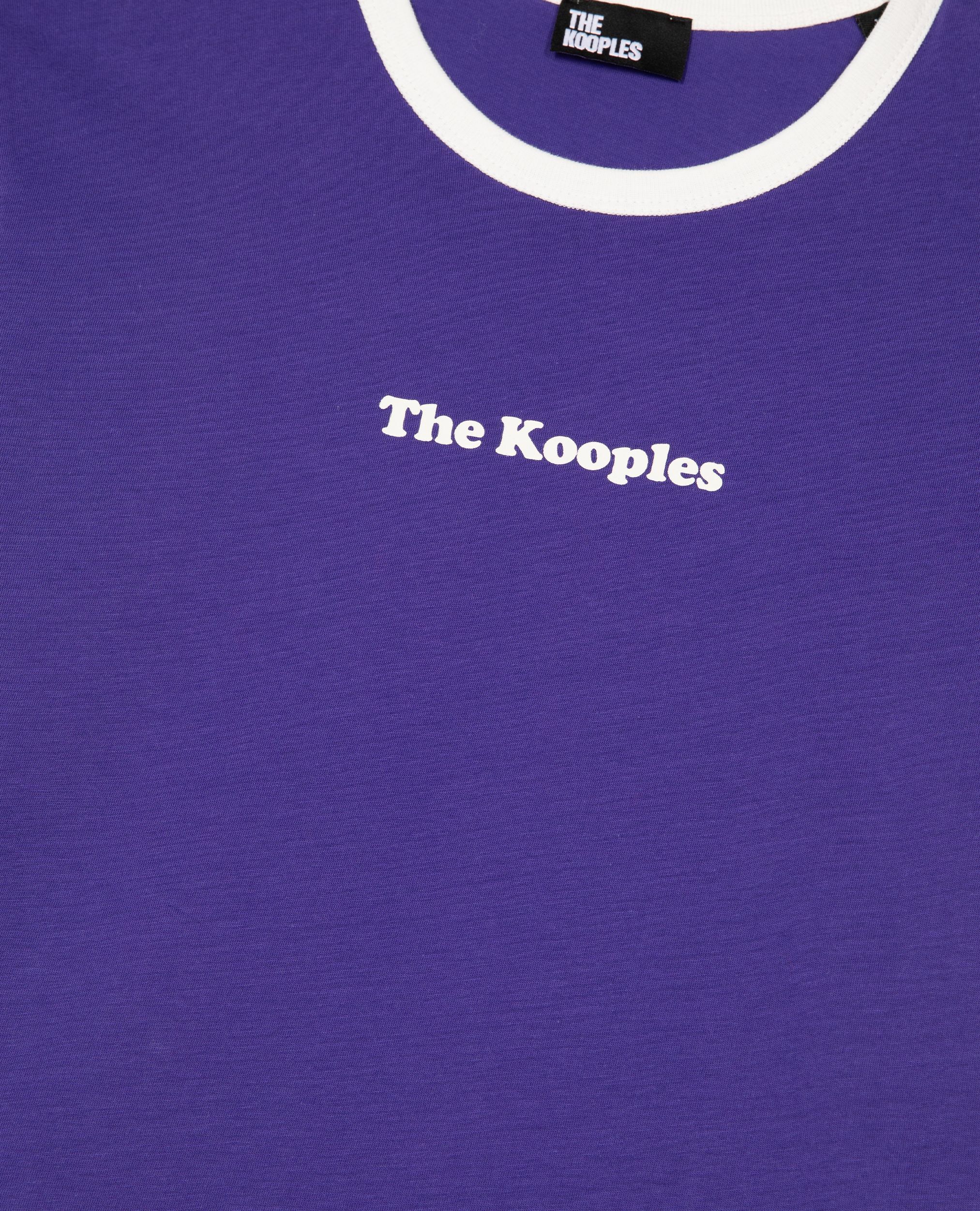 T-shirt avec sérigraphie violet, ELECTRIC BLUE, hi-res image number null