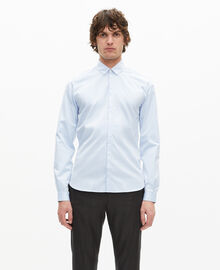 The Kooples HOMME LIGHT BLUE chemise col classique bleu ciel