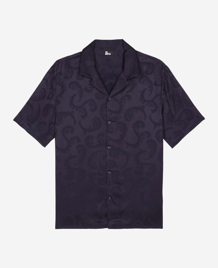 The Kooples HOMME NAVY chemise manches courtes marine