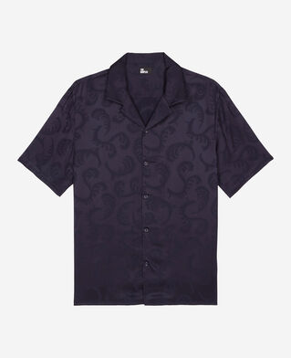 The Kooples HOMME NAVY chemise manches courtes marine
