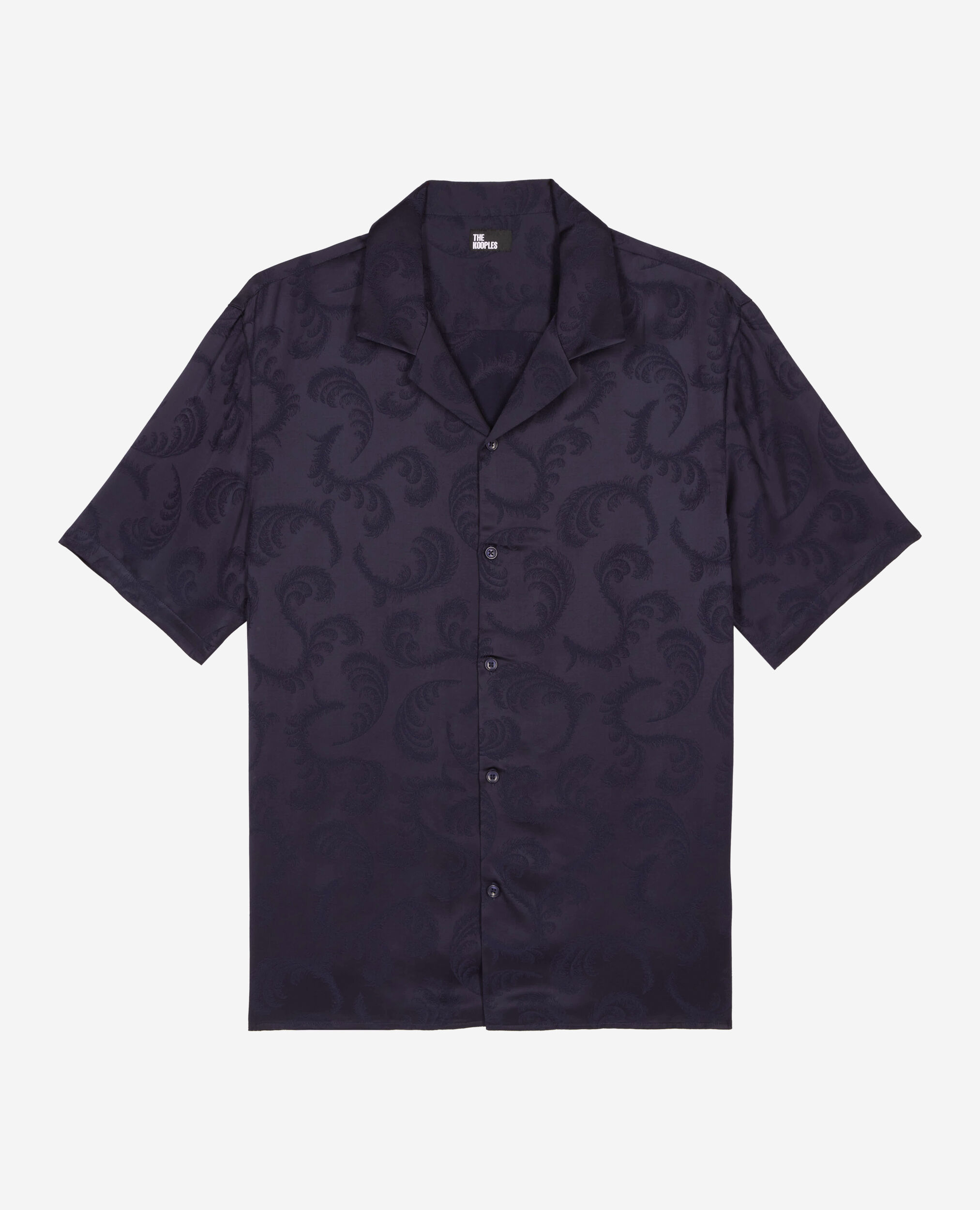 Chemise manches courtes marine, NAVY, hi-res image number null