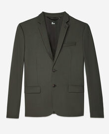 The Kooples HOMME KAKI veste de costume en laine kaki coupe ajustée