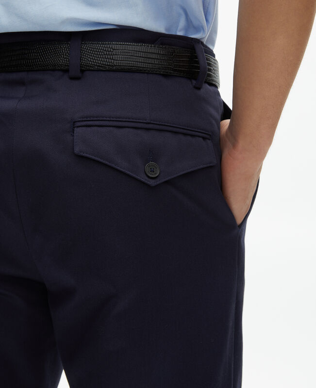 The Kooples HOMME DARK NAVY pantalon ajusté marine