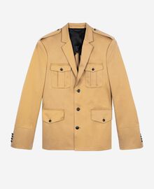 The Kooples HOMME CAMEL veste en coton camel