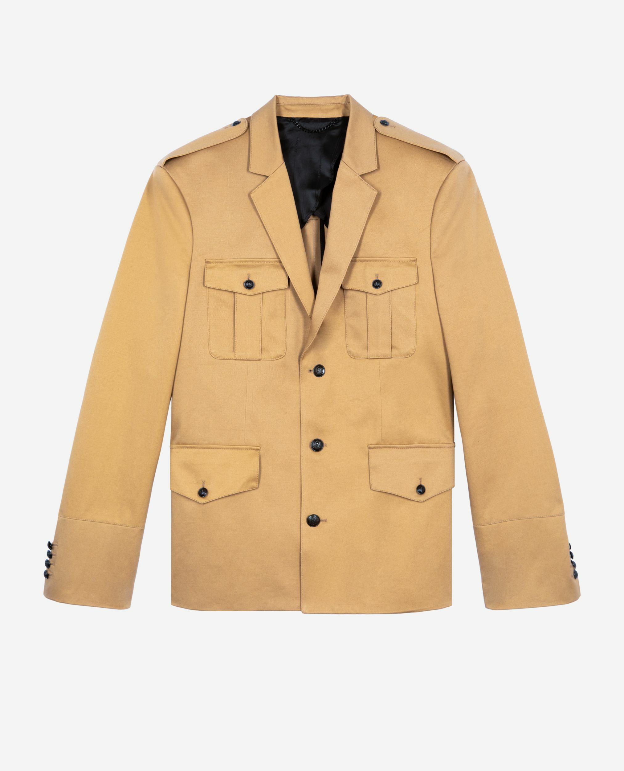 Veste en coton camel, CAMEL, hi-res image number null