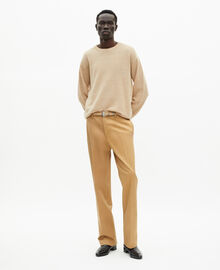 The Kooples HOMME CAMEL pantalon évasé camel