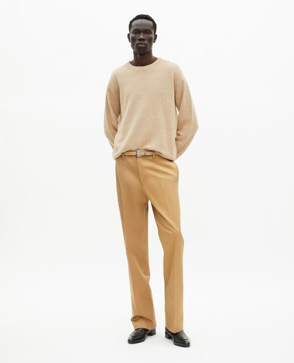 The Kooples HOMME CAMEL pantalon évasé camel