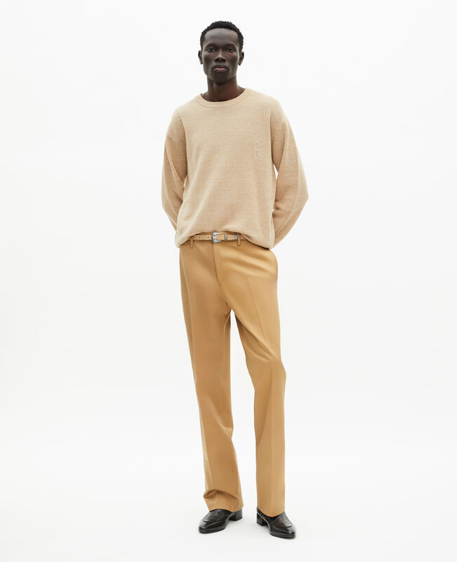 The Kooples HOMME CAMEL pantalon évasé camel