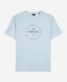 The Kooples HOMME BABY BLUE t-shirt avec sérigraphie bleu clair