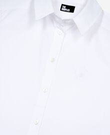 The Kooples FEMME WHITE chemise courte en popeline blanche