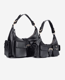The Kooples FEMME BLACK sac amelia en cuir grainé noir