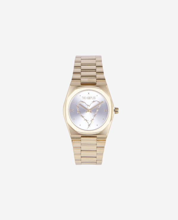 The Kooples MIXTE GOLD montre avec coeur dorée