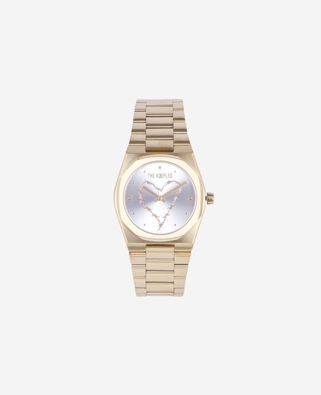 The Kooples MIXTE GOLD montre avec coeur dorée
