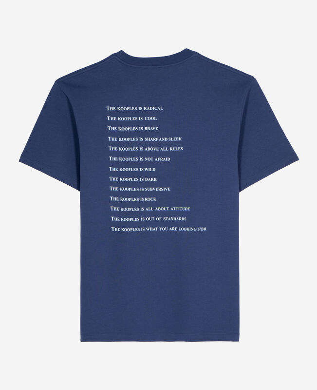 The Kooples HOMME DARK NAVY t-shirt what is bleu marine