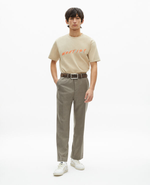 The Kooples HOMME BEIGE TAUPE t-shirt what is beige