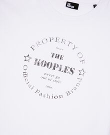 The Kooples HOMME WHITE t-shirt avec sérigraphie blanc