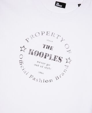 The Kooples HOMME WHITE t-shirt avec sérigraphie blanc
