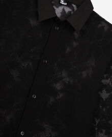 The Kooples HOMME BLACK chemise en dentelle noire