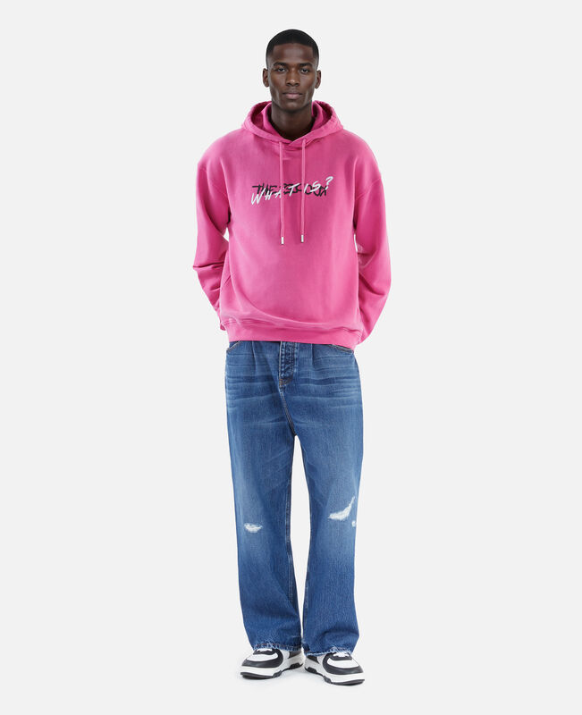 The Kooples HOMME FUSHIA sweatshirt à capuche what is rose