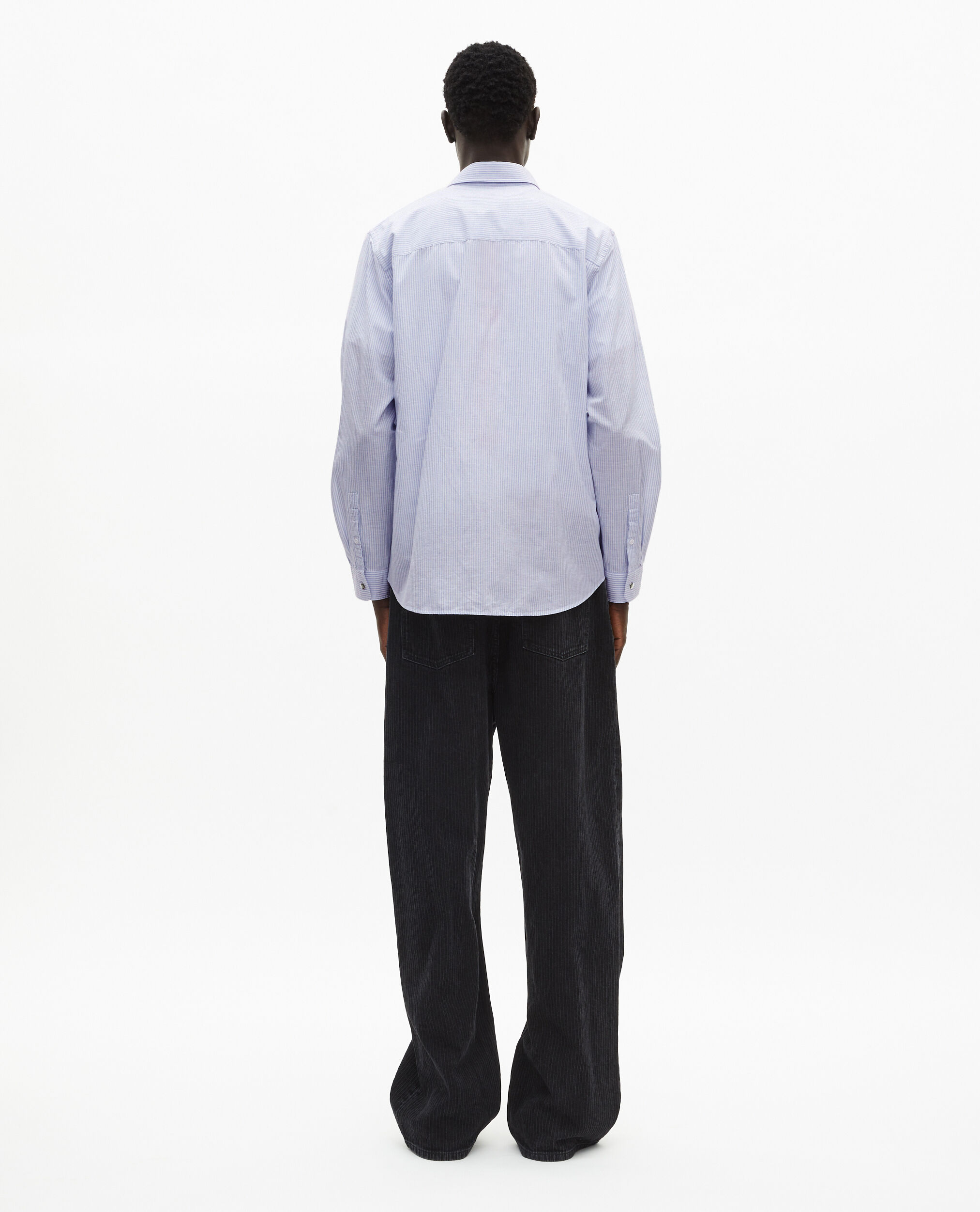 Chemise à rayures bleue , BLUE WHITE, hi-res image number null