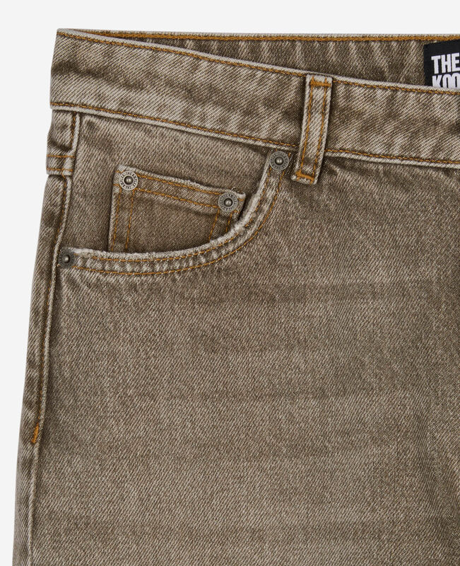 The Kooples FEMME OLIVE jean large olive