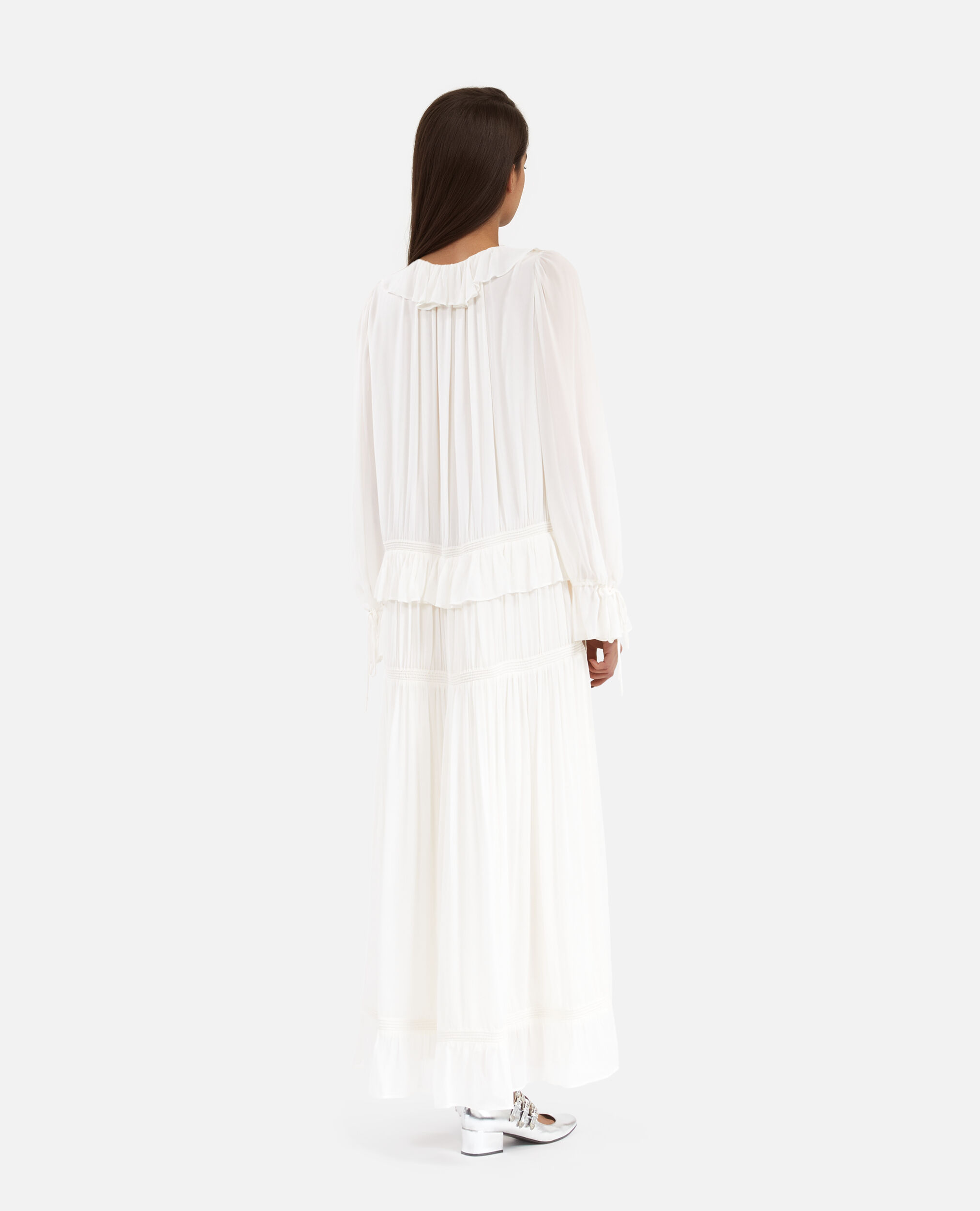 Robe col lavalière écrue, ECRU, hi-res image number null