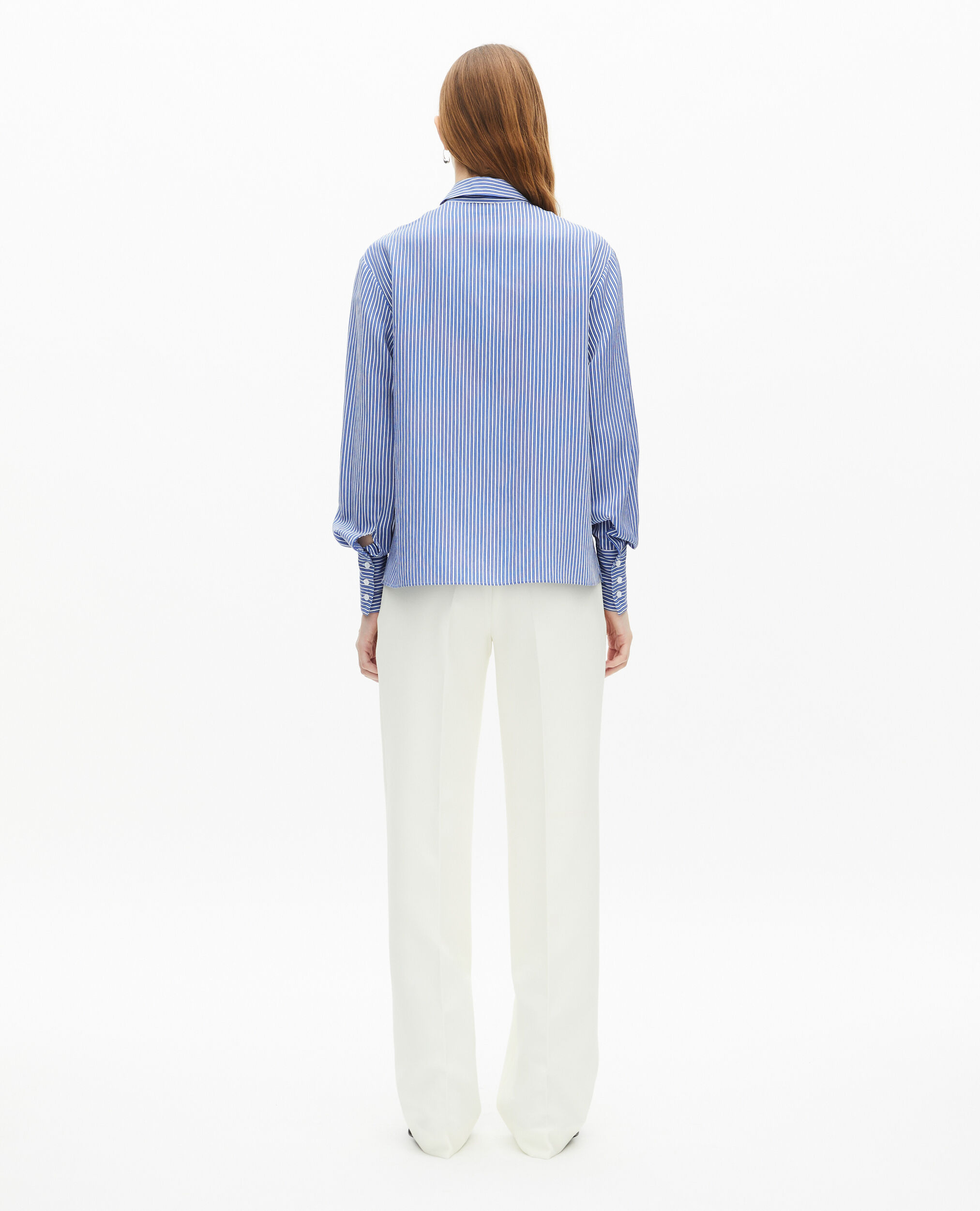 Chemise à rayures bleue, BLUE WHITE, hi-res image number null