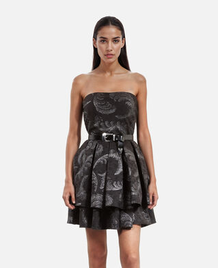 The Kooples WOMEN BLACK thin black leather belt