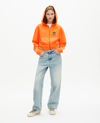 The Kooples WOMEN ORANGE orange hoodie