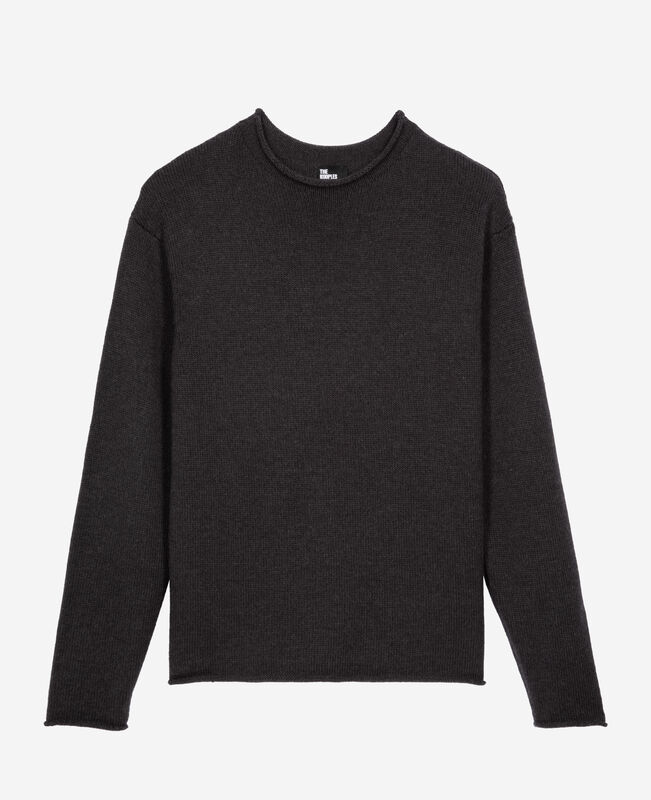 The Kooples HOMME MIDDLE GREY MEL pull en laine gris