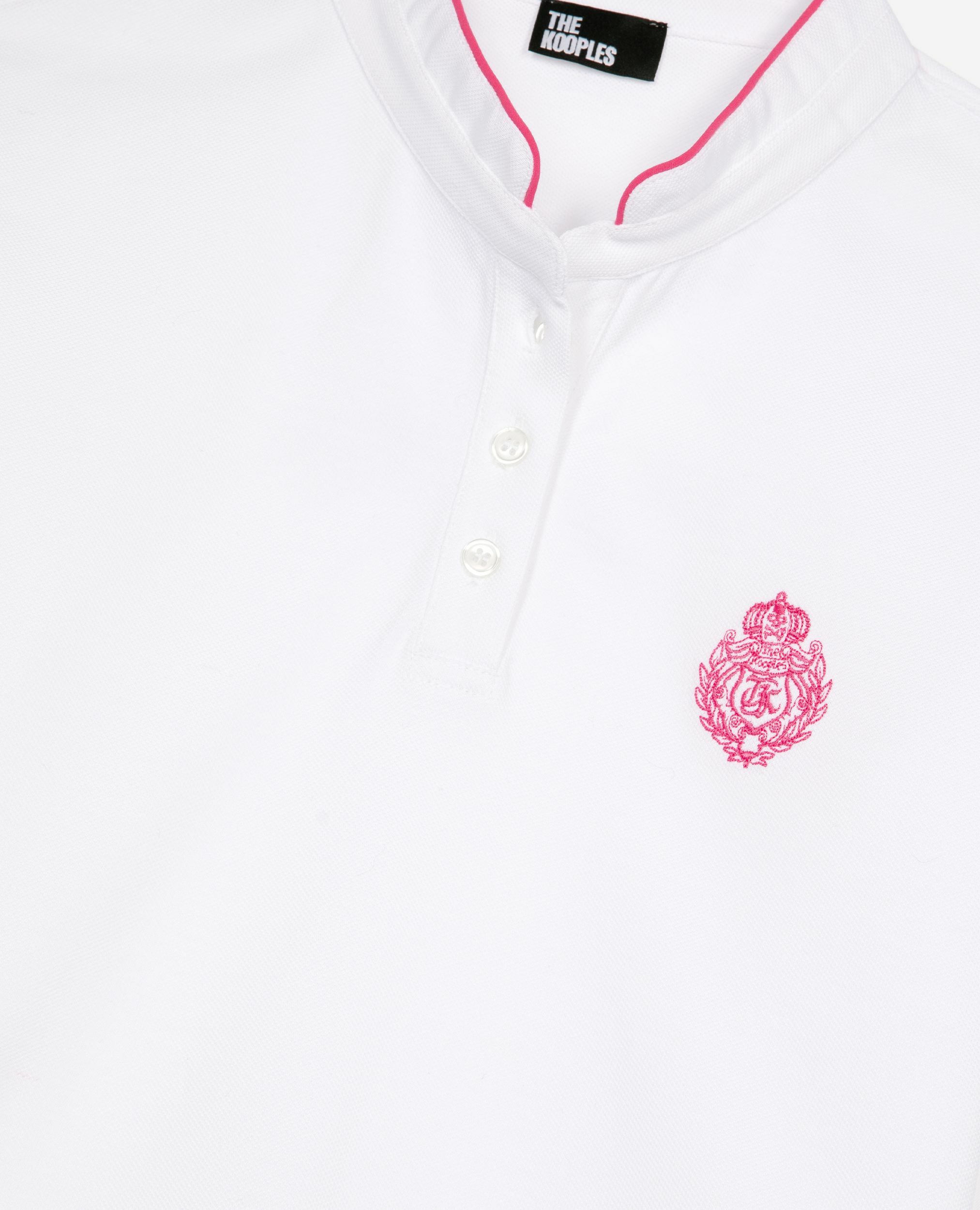 Polo col mao blanc, WHITE, hi-res image number null