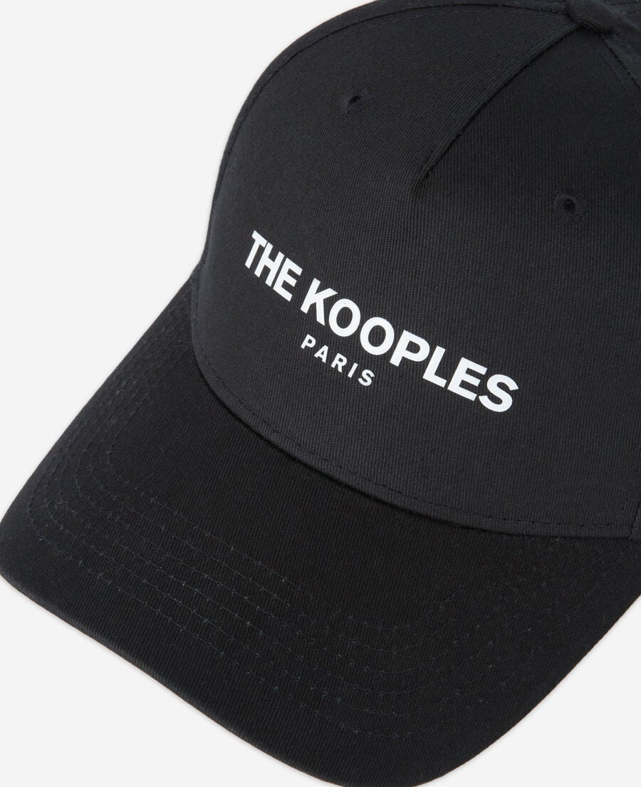 The Kooples HOMME BLACK WHITE casquette logo noire