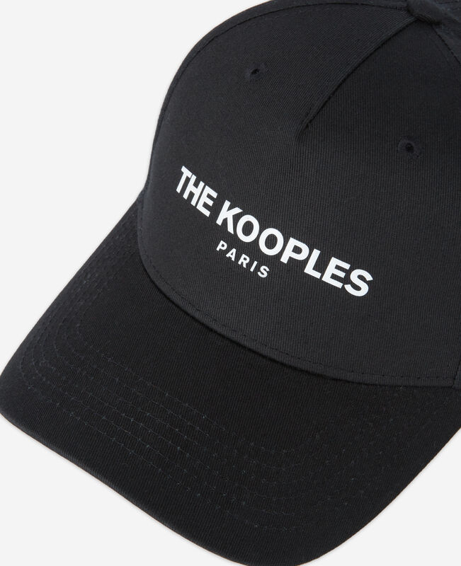The Kooples HOMME BLACK WHITE casquette logo noire
