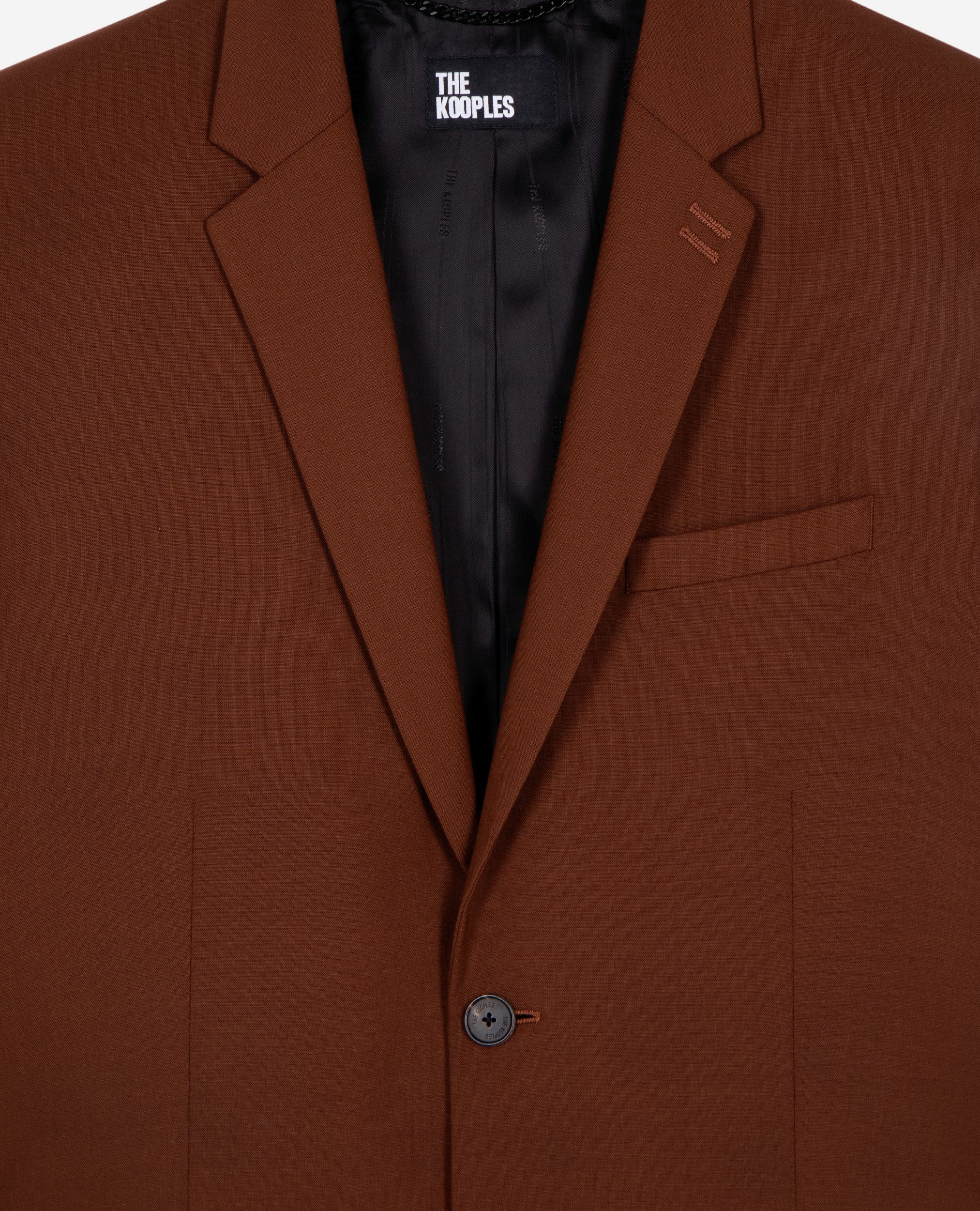 Veste de costume marron, ROUILLE, hi-res image number null