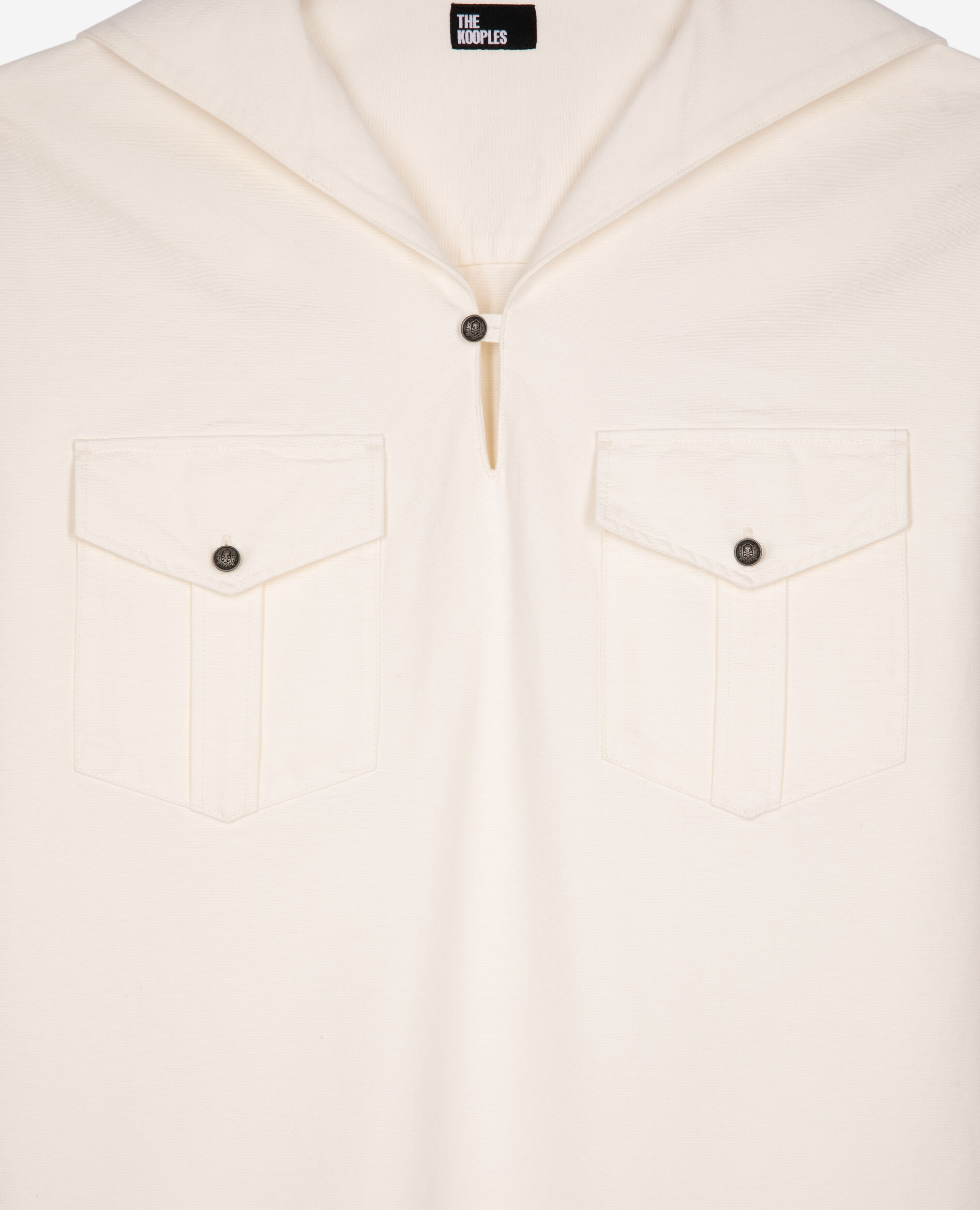 Chemise col vareuse écru, ECRU, hi-res image number null