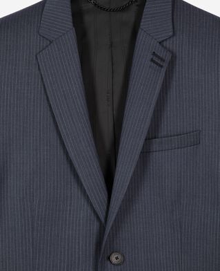 The Kooples MEN BLUE blue striped wool suit jacket