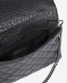 The Kooples FEMME BLACK pochette héritage small en cuir noire