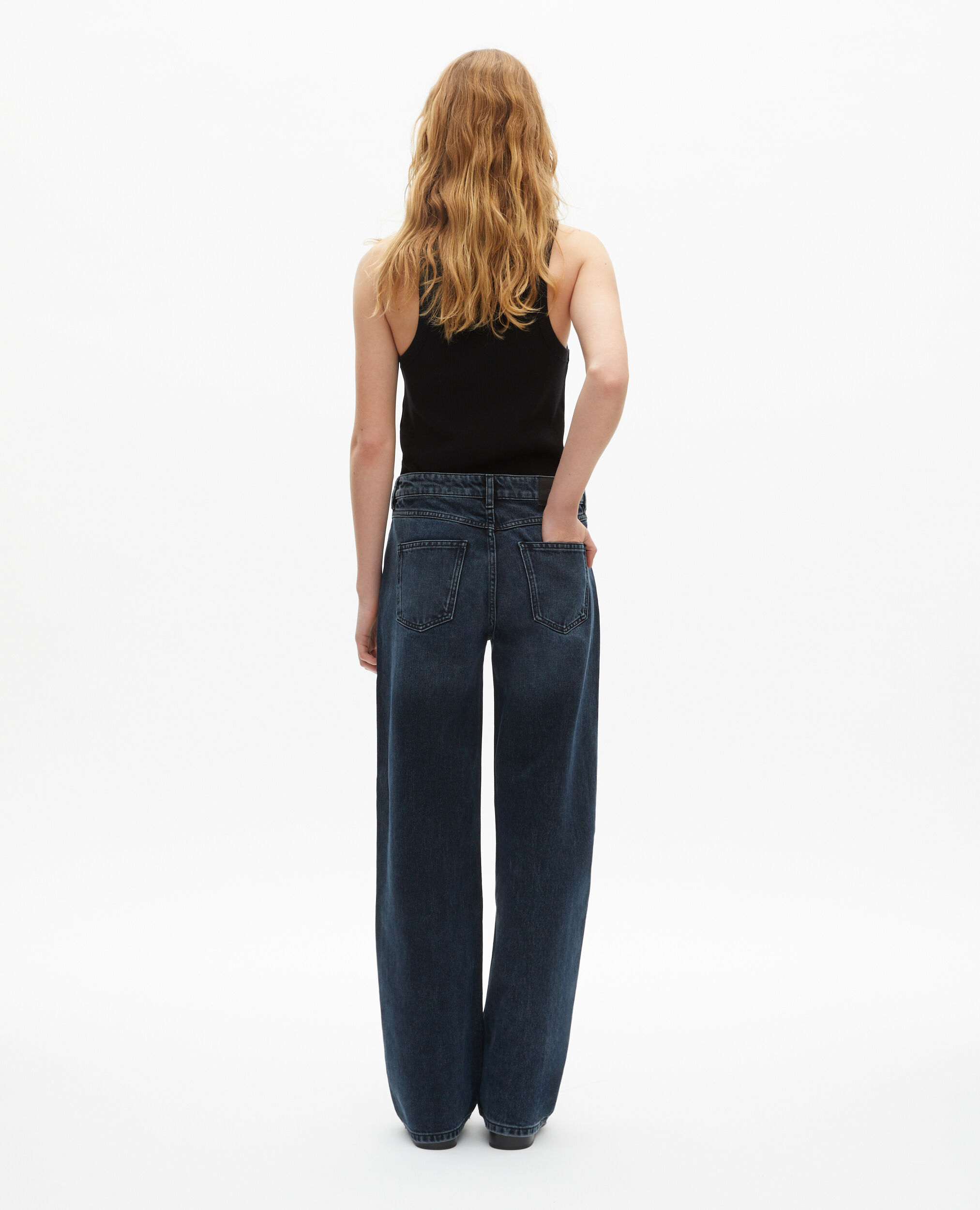 Jean large bleu foncé, BLUE ELECTRIC, hi-res image number null