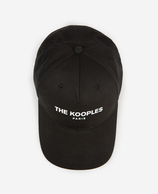 The Kooples HOMME BLACK WHITE casquette logo noire