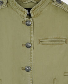 The Kooples FEMME OLIVE NIGHT veste style officier kaki