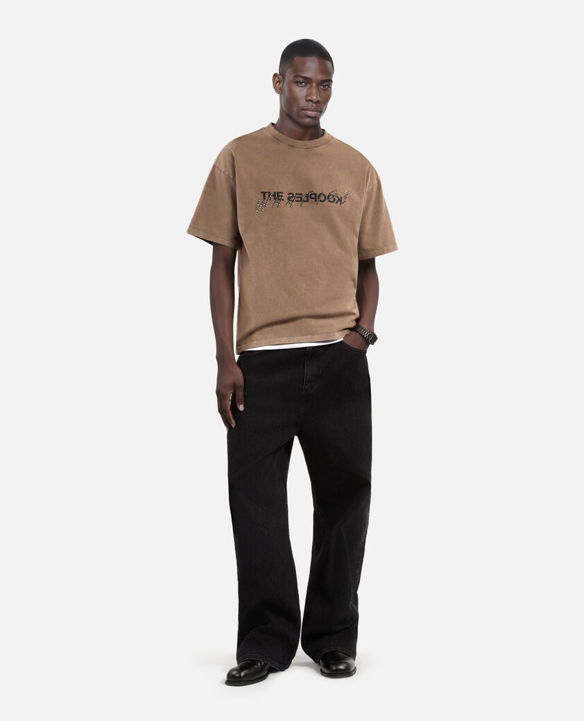 The Kooples HERREN CHOCOLATE t-shirt what is hellbraun