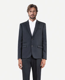 The Kooples HOMME BLUE PETROL veste de costume en laine doite bleue