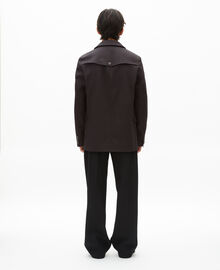 The Kooples HOMME DARK GREY manteau en coton gris