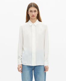 The Kooples FEMME ECRU chemise en soie écrue