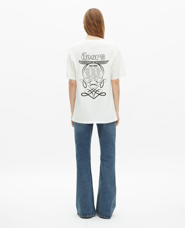 The Kooples MIXTE ECRU t-shirt mixte the doors x the kooples écru