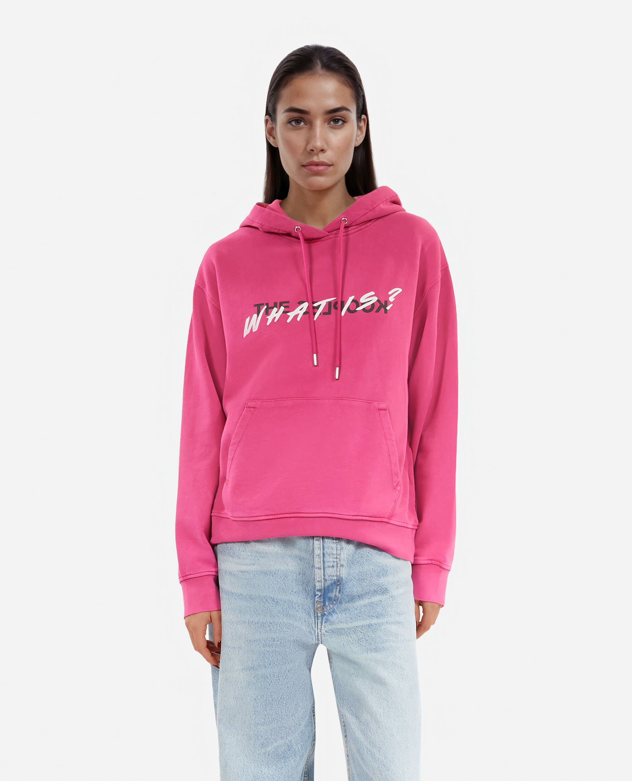 Sweatshirt à capuche What is rose, FUSHIA, hi-res image number null