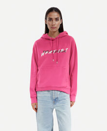 The Kooples FEMME FUSHIA sweatshirt à capuche what is rose
