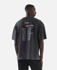 The Kooples HOMME BLACK WASHED t-shirt avec sérigraphie aigle noir