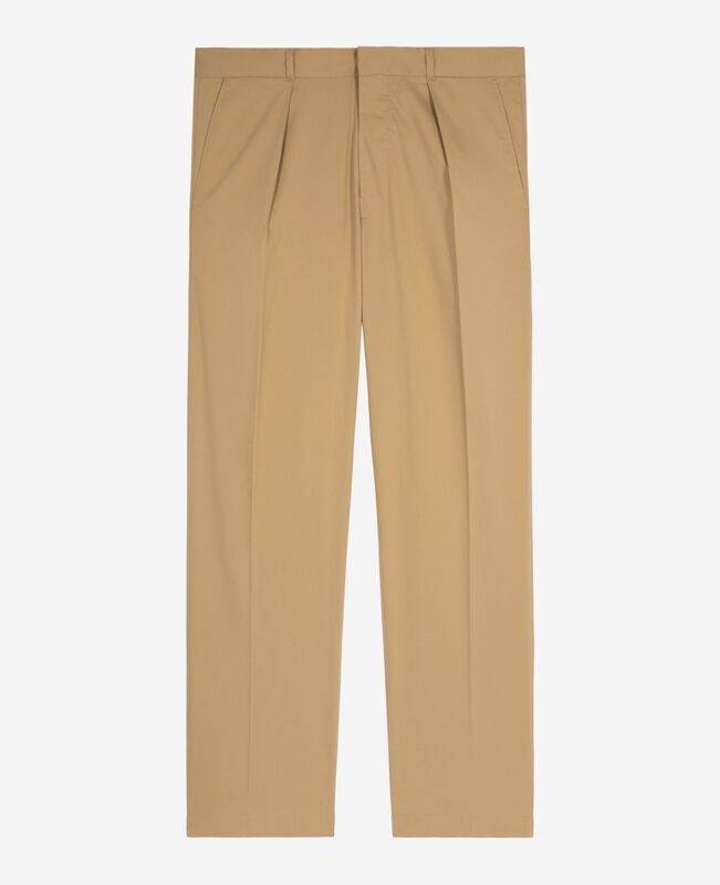 The Kooples HOMME BEIGE pantalon à pinces beige