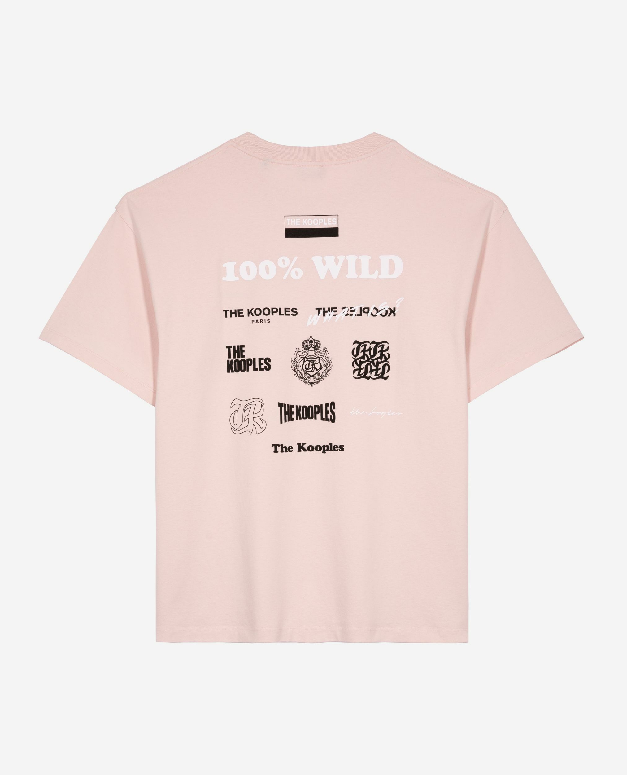 T-shirt à sérigraphie rose, LILA, hi-res image number null